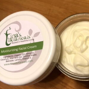 moisturizer skin cream in glass container