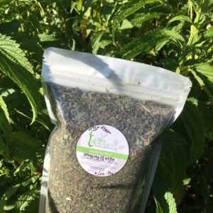 dried stinging nettle in a bag