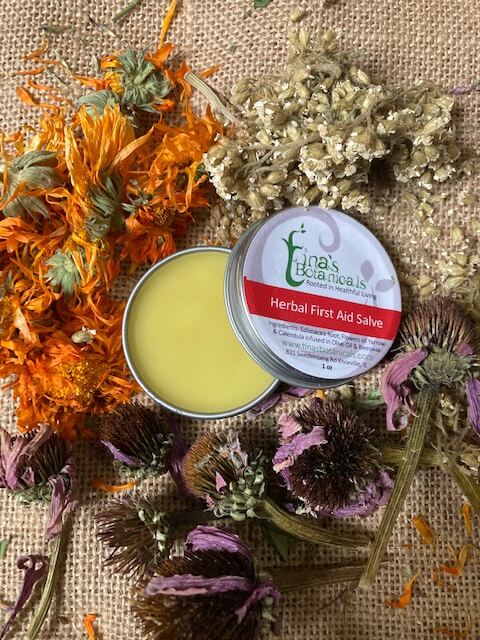 echinacea calendula yarrow salve